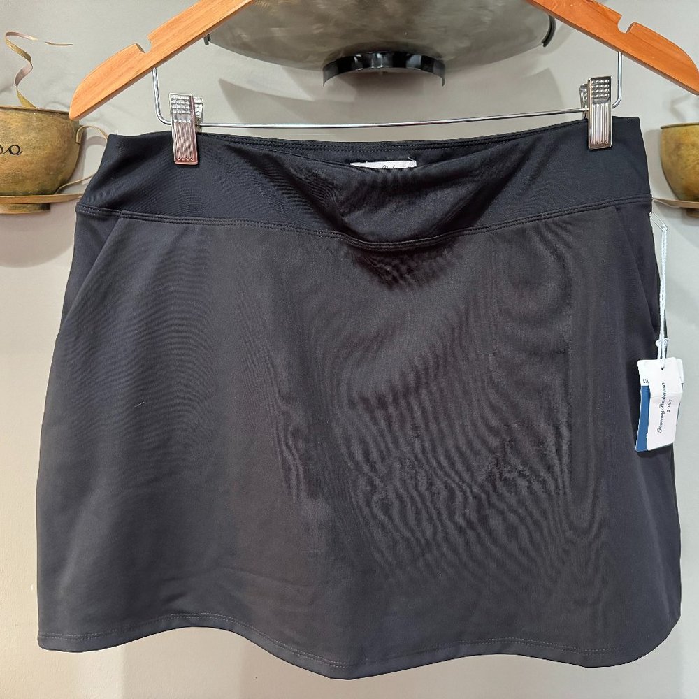 Tommy Bahama Island Zone Golf Skort Black NWT